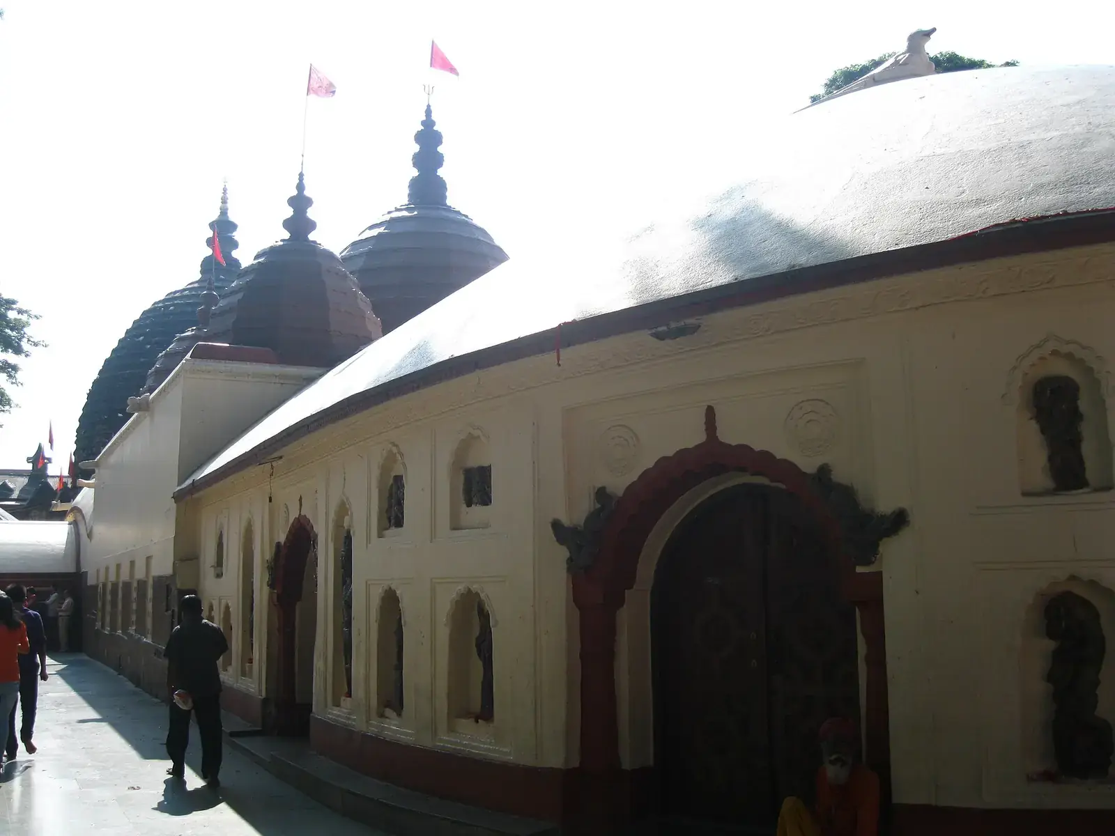 Domes of the Kamakhya Temple complex on Nilachal hill, Guwahati